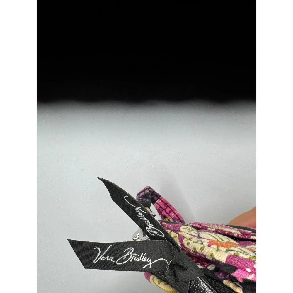 Vera Bradley Floral Card Case Wallet Wristlet Zip‎ Around